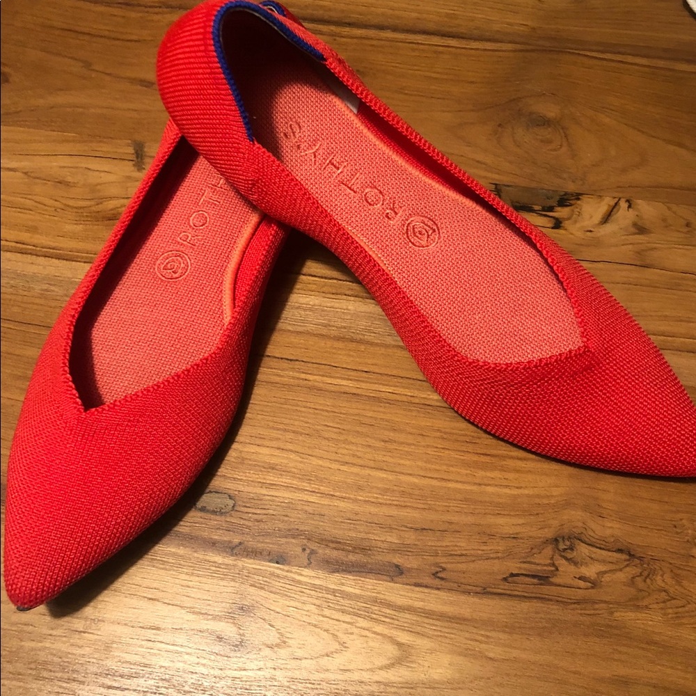 Rothys “The Point” Flats In Flame - image 4